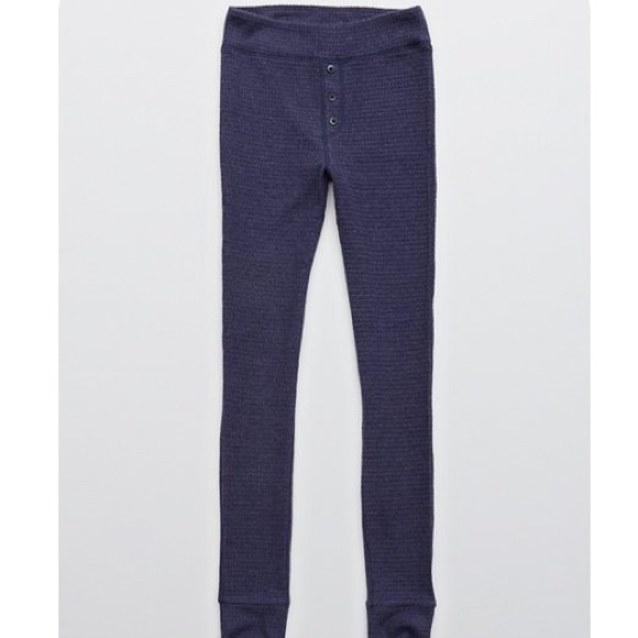 AERIE| NEW WAFFLE PAJAMA LEGGING - Picture 3 of 7